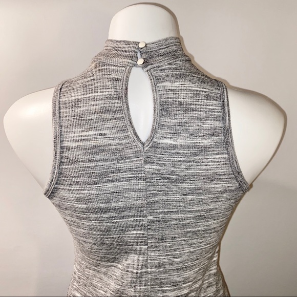 Bleuh Ceil ribbed high neck sleeveless tank top - Picture 5 of 8